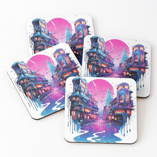 Item preview, Trippy Sci-fi City designed and sold by slemfiskz.