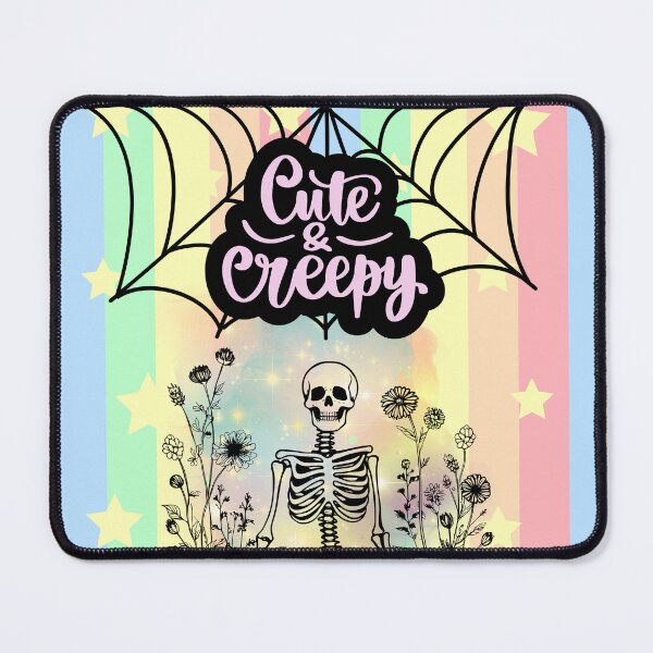 Item preview, Pastel Rainbow Cute and Creepy Skeleton with Flowers designed and sold by SpiralBalloon.