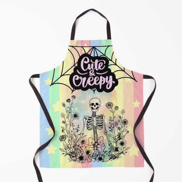 Item preview, Pastel Rainbow Cute and Creepy Skeleton with Flowers designed and sold by SpiralBalloon.