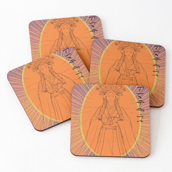 Item preview, Sun Goddess Amaterasu Lineline vII - Katakana Typography designed and sold by Leeh-designs.