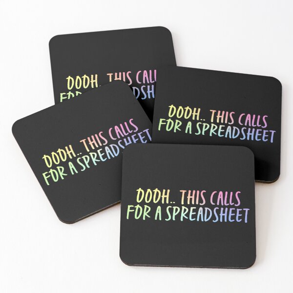 Item preview, Oooh This Calls For A Spreadsheet designed and sold by ScienceCorner.