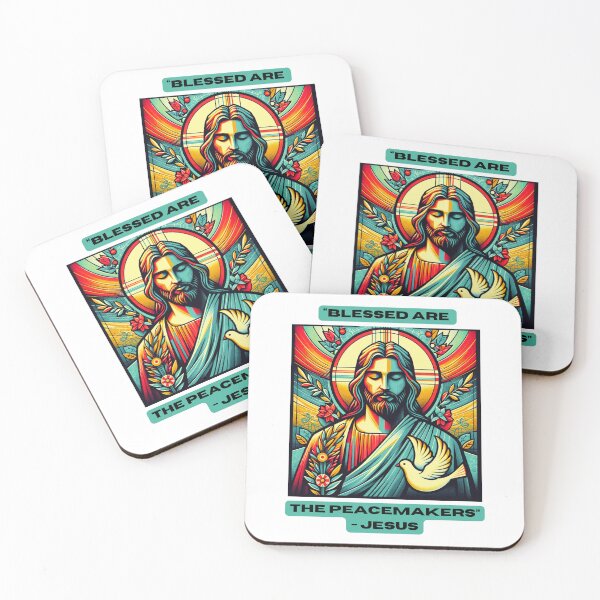 Item preview, "Blessed are the peacemakers" - Jesus designed and sold by STO1KA.