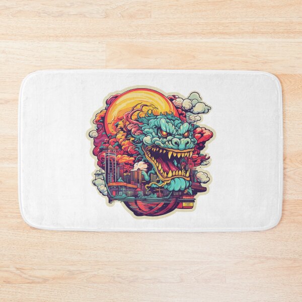 Item preview, Japanese Dragon and City Landscape designed and sold by slemfiskz.