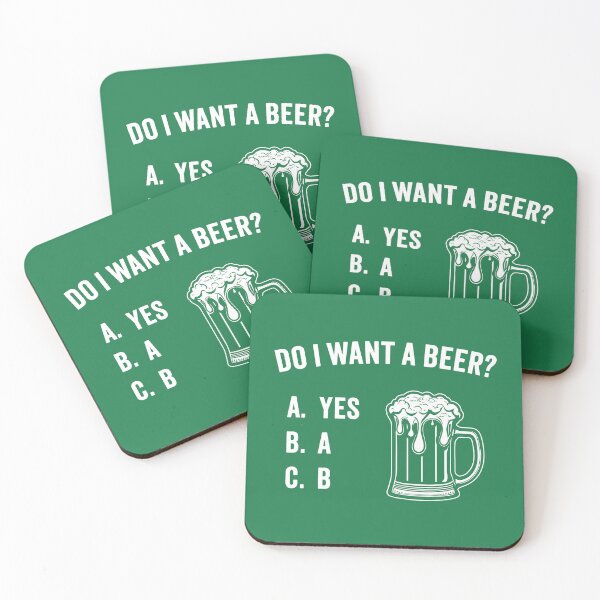 Item preview, Do I Want A Beer? Funny Quiz designed and sold by hadleyfoo.