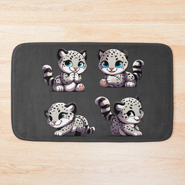Item preview, Cute Perfect Snow Leopards designed and sold by Irbisinthebox.