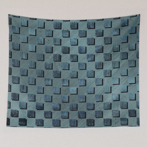 Item preview, Blue Grunge Chess Pattern designed and sold by Diana377.