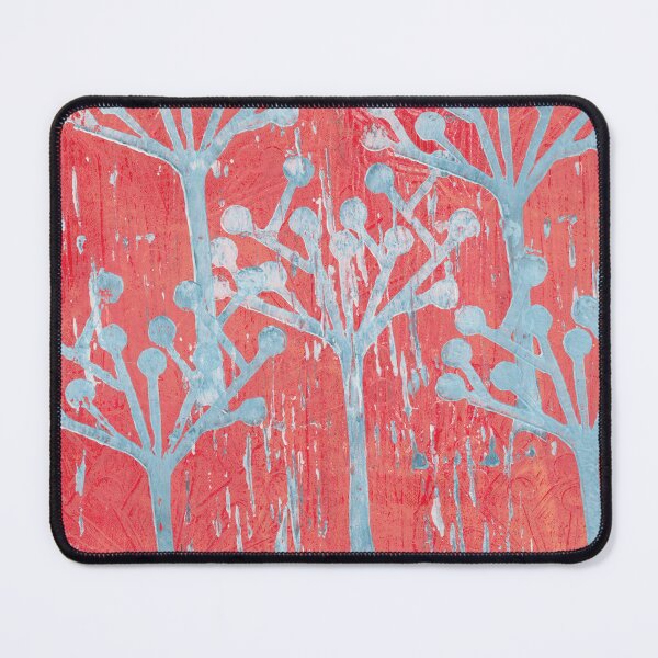 Item preview, red dot tree forest designed and sold by KimCodnerDesign.