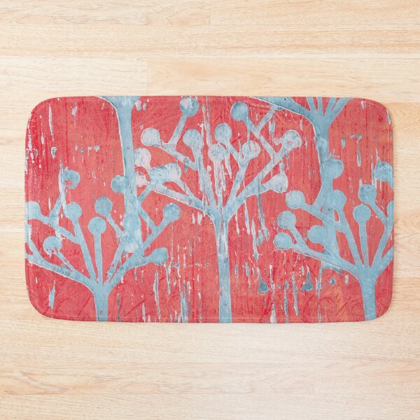 Item preview, red dot tree forest  designed and sold by KimCodnerDesign.