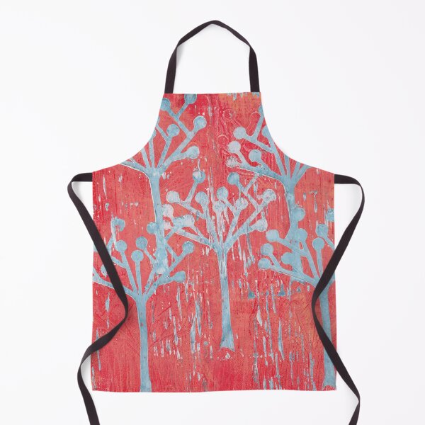 Item preview, red dot tree forest designed and sold by KimCodnerDesign.