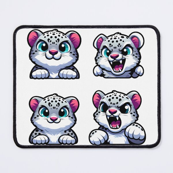 Item preview, Perfect Cute and Angry Snow Leopards designed and sold by Irbisinthebox.