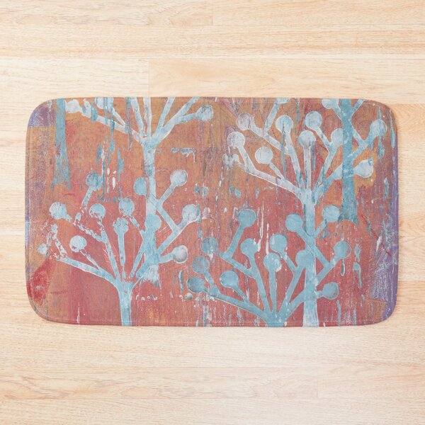 Item preview, orange dot tree forest designed and sold by KimCodnerDesign.