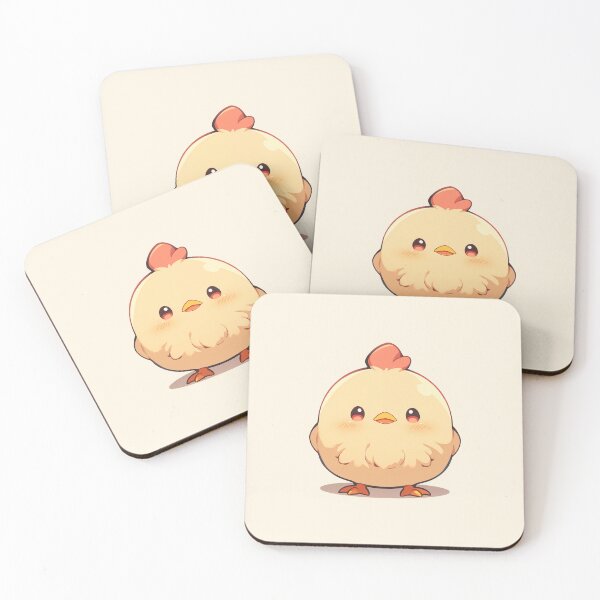 Item preview, Cute Kawaii Baby Chicken designed and sold by CozyKawaiiArt.