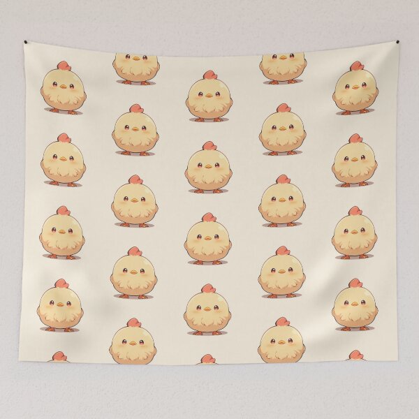 Item preview, Cute Kawaii Baby Chicken designed and sold by CozyKawaiiArt.