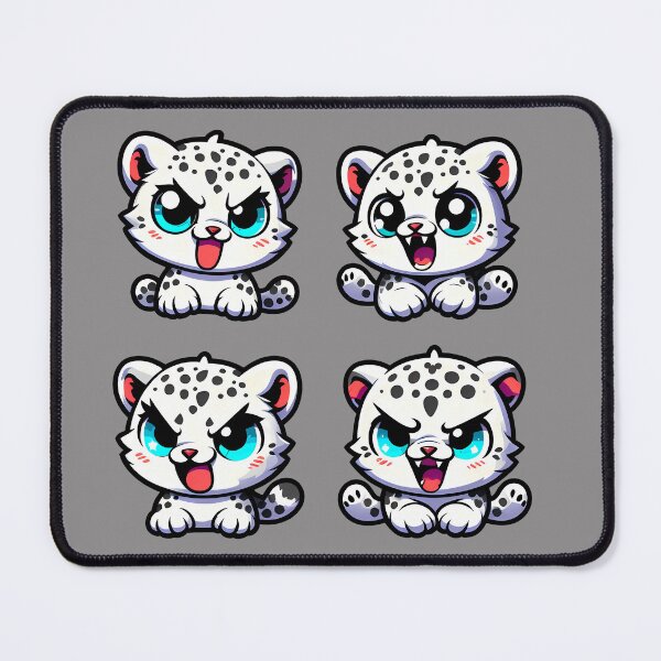 Item preview, Perfect Cute and Angry Snow Leopards designed and sold by Irbisinthebox.