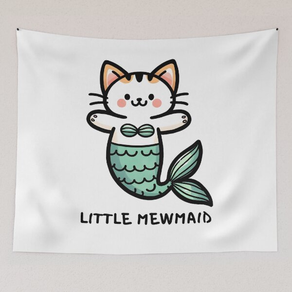 Item preview, Little Mewmaid designed and sold by PurrfectJourney.