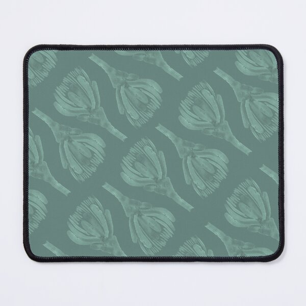 Item preview, Coastal Serenity: Protea Buds in Green and Cream - Gentle Breeze of Kirribilli designed and sold by Jay Dee Dearness.