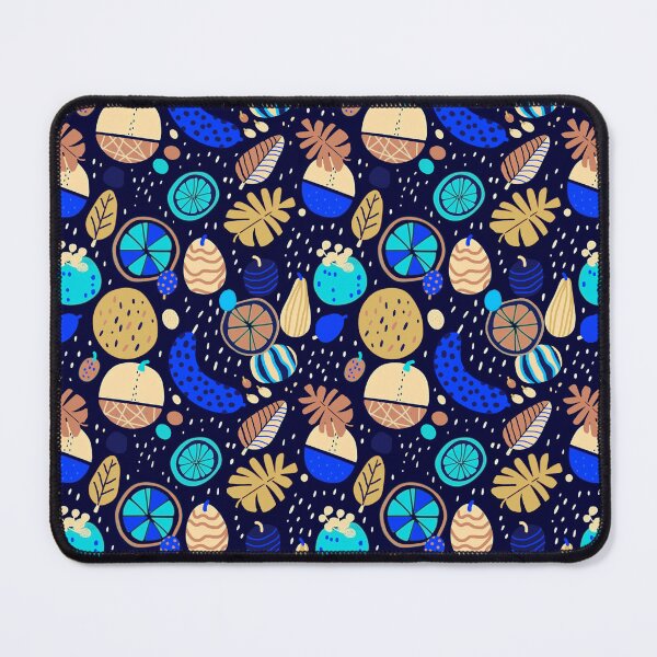 Item preview, Fuits summer fantasy blue designed and sold by Alessandro Remo Mazzoni Remotextiles.