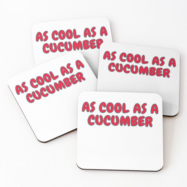 Item preview, as cool as a cucumber, aussie slang designed and sold by ladylalitafanta.