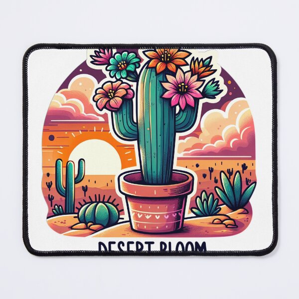 Item preview, Embrace the Vibrant Essence of Nature with "Desert Bloom" designed and sold by jgvisualarts.
