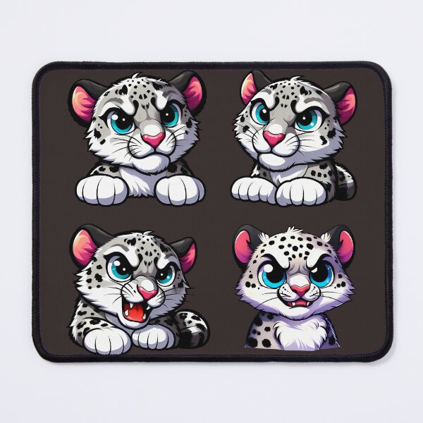 Item preview, Perfect Cute and Angry Snow Leopards designed and sold by Irbisinthebox.