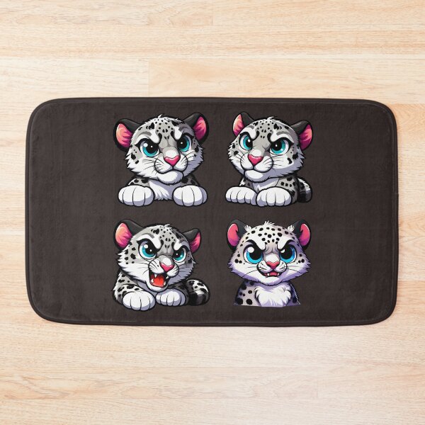 Item preview, Perfect Cute and Angry Snow Leopards designed and sold by Irbisinthebox.