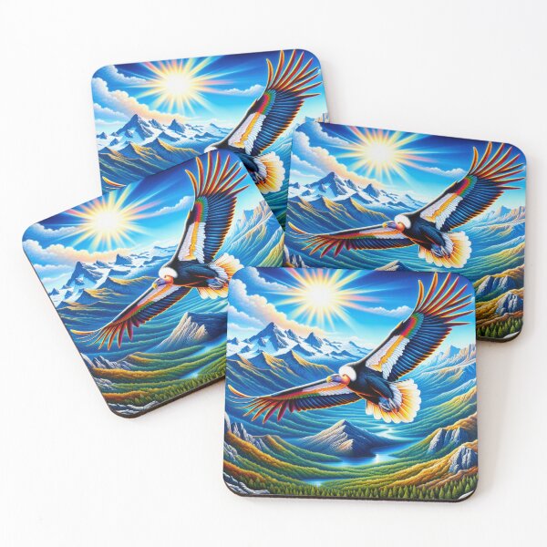 Item preview, California Condor Flying Over the Sierra Nevadas designed and sold by HippieFarms11.