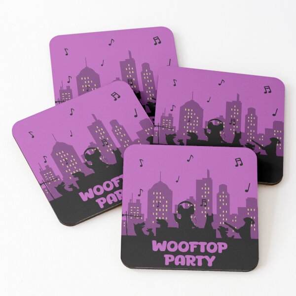 Item preview, wooftop party designed and sold by CutOriginalArt.