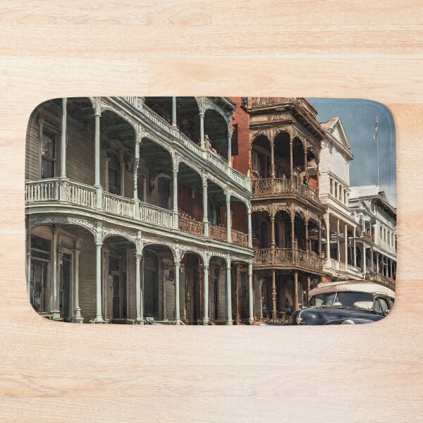 Item preview, Galveston Vintage Historical Charm and Seaside Delight by Zangerolame AI designed and sold by FindYouByZ.