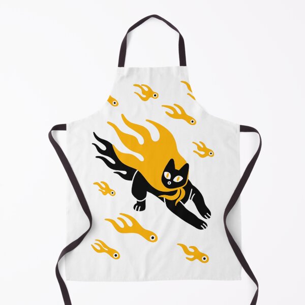 Item preview, Cat in a cape among fish designed and sold by noico.