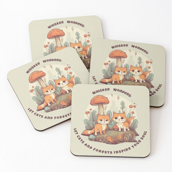 Item preview, Whisker Wonders: Lets Cats and Forests Inspire your soul designed and sold by naughty-raccoon.