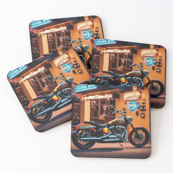 Item preview, Custom Motorcycle street scene designed and sold by tatty58.