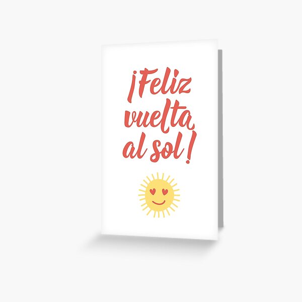 Item preview, Feliz vuelta al sol. Happy return to the sun - in Spanish. designed and sold by pidzam4e.