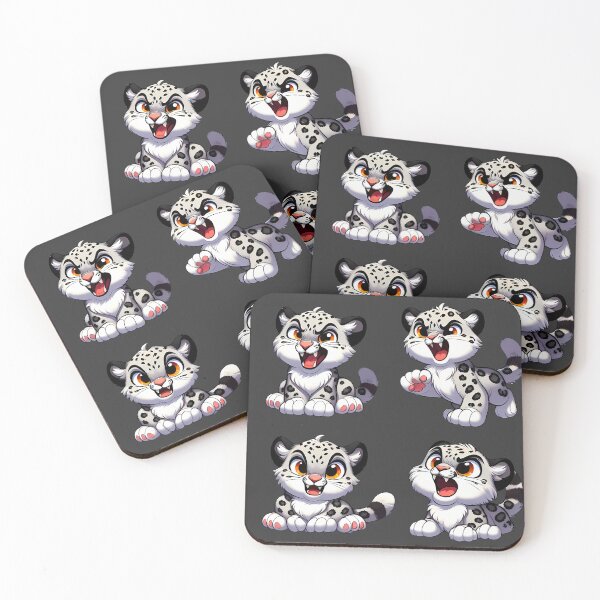 Item preview, Perfect Cute and Angry Snow Leopards designed and sold by Irbisinthebox.