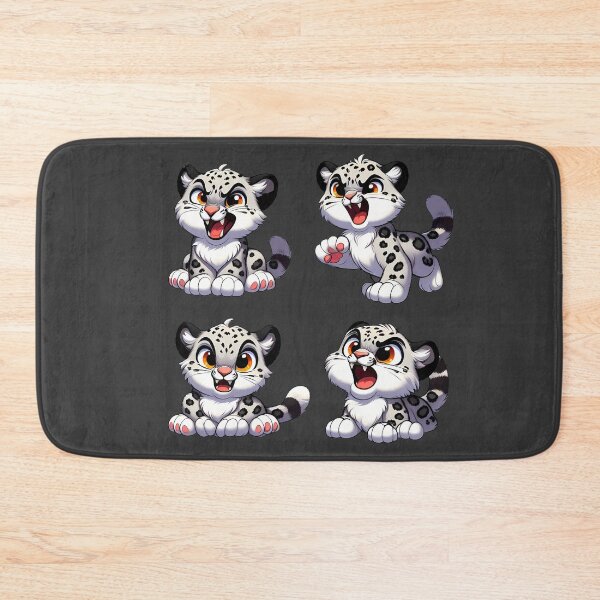 Item preview, Perfect Cute and Angry Snow Leopards designed and sold by Irbisinthebox.