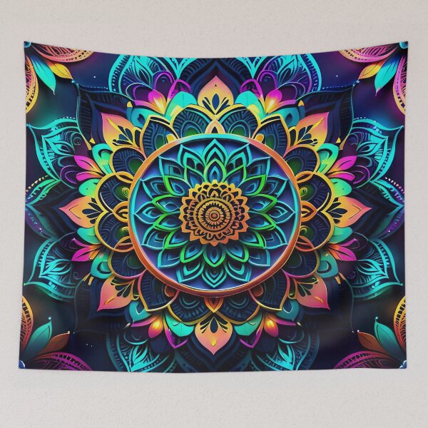 Item preview, Abstract Indian Mandala Pattern designed and sold by TheArtOfPat.