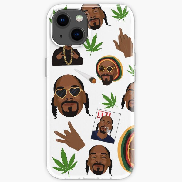Snoop Dogg Pattern iPhone Soft Case