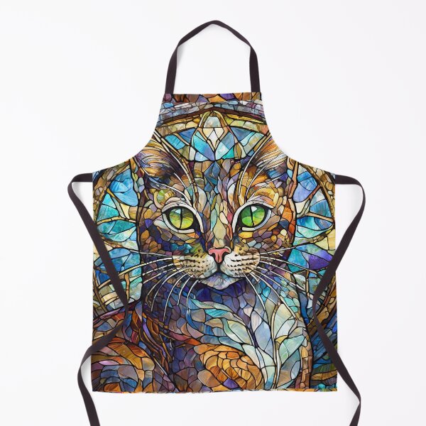 Item preview, Stained Glass Cat designed and sold by NinjaRat.