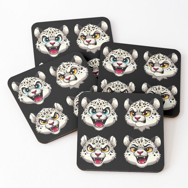 Item preview, Perfect Cute and Angry Snow Leopards designed and sold by Irbisinthebox.