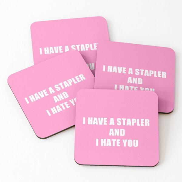 Item preview, I Have a Stapler and I Hate You (White) designed and sold by WhimsicalCrimes.