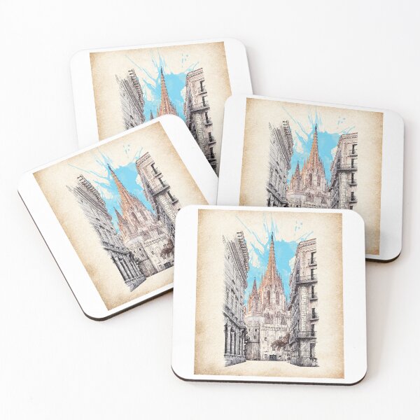 Item preview,   Barcelona cathedral with blue sky 5 designed and sold by PocketRoom.