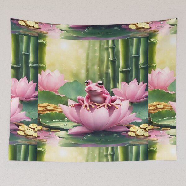 Item preview, Japanese frog of Gold and Money, cute and colorful froggy designed and sold by Sugar Wisdom .