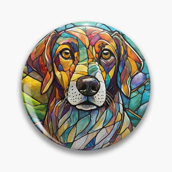 Item preview, Stained Glass Dog designed and sold by NinjaRat.