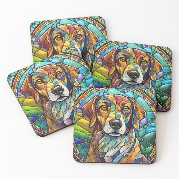 Item preview, Stained Glass Dog designed and sold by NinjaRat.