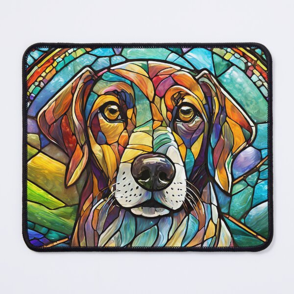 Item preview, Stained Glass Dog designed and sold by NinjaRat.