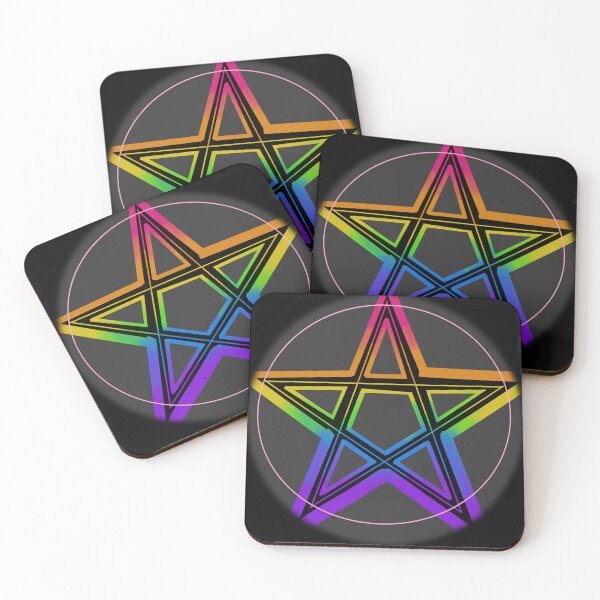 Item preview, Rainbow Pentacle  designed and sold by dragonwolf2004.