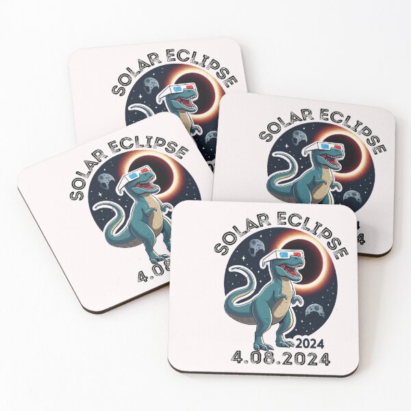 Item preview, total Solar Eclipse T-rex Dinosaur April 8. 2024 designed and sold by BOUCHERIT amine.