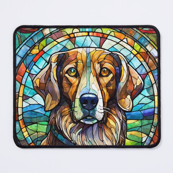 Item preview, Stained Glass Dog designed and sold by NinjaRat.