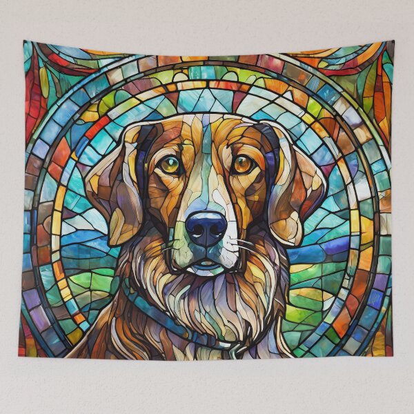 Item preview, Stained Glass Dog designed and sold by NinjaRat.