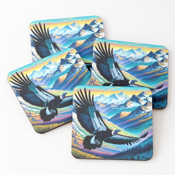Item preview, Condor Flying Over the Sierra Nevada Mountains designed and sold by HippieFarms11.
