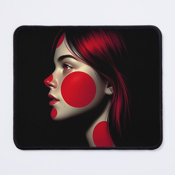 Item preview, Red Reverie: Bold Red Hair Portrait. designed and sold by Arte-Excellency.
